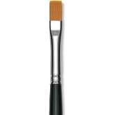 Utrecht Synthetic Sablette Brush - Long Handle, Bright, Size 8