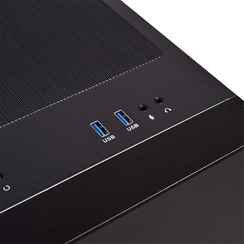 Lian-Li Lancool 205M Micro-ATX - Funda para ventana negra