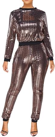 glitter bodycon jumpsuit