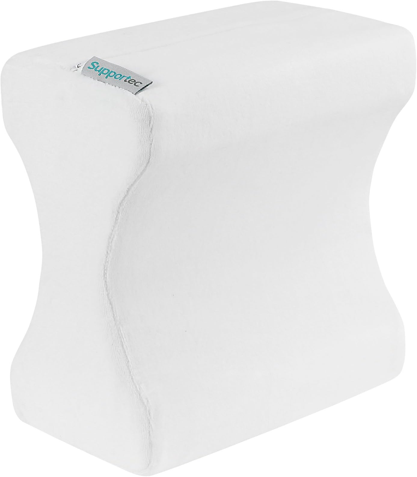 Supportec White Memory Foam Leg Pillow