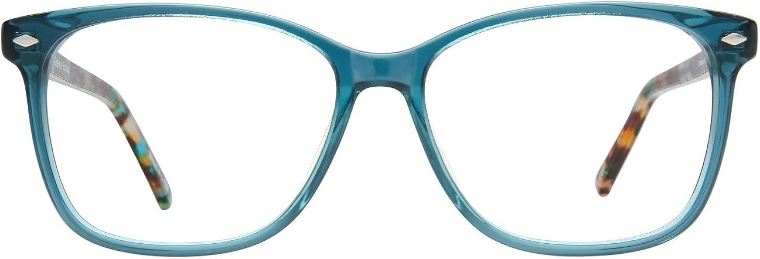teal glasses frames