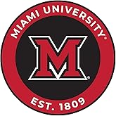 Miami University of Ohio Decorative Round Magnet Officially Licensed Collegiate Product 4-Inch