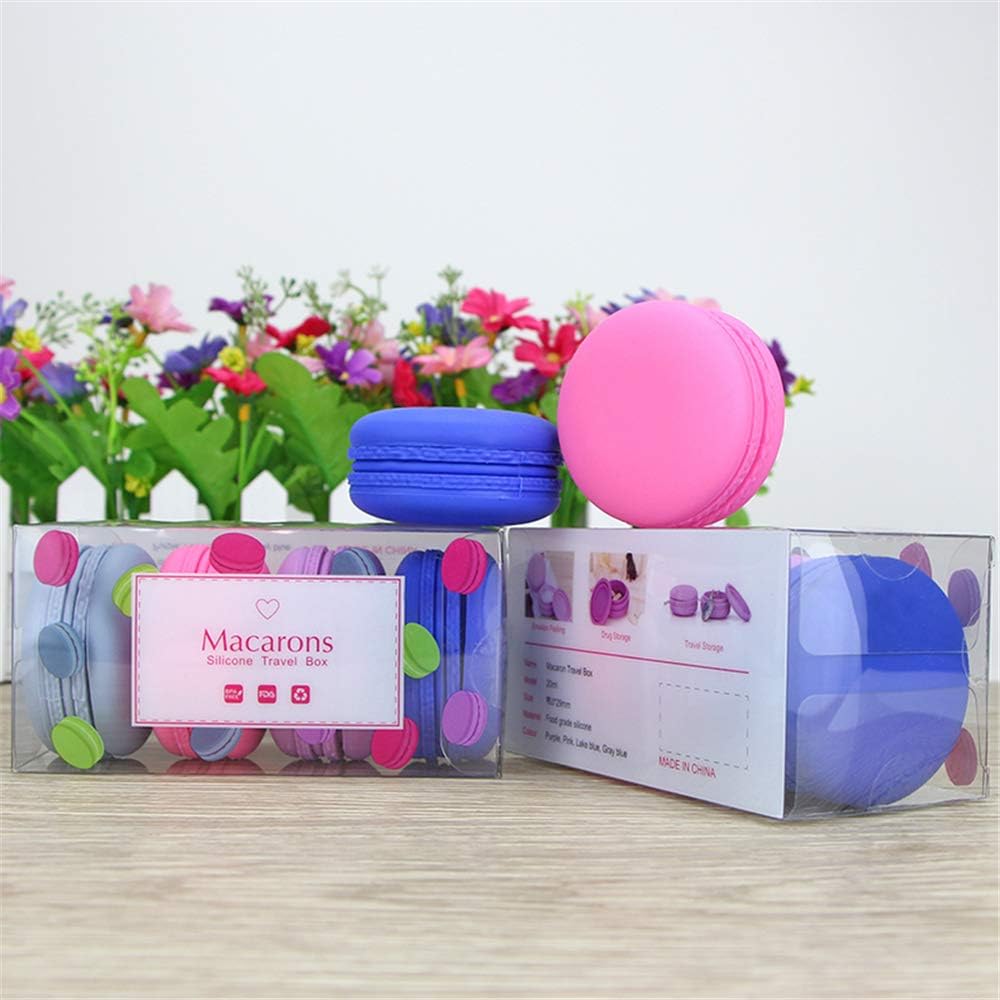 Songlela Silicone Travel Cosmetic Containers with Leakproof Inner Lid, Multifunction Toiletry Jars for Cream Gel Paste Makeup Hair Pomade, Great for Travel, Camping and Outdoors, 4 Pieces (20 ml) - Image 4
