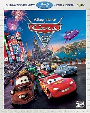 Amazon Com Cars 2 Five Disc Combo Blu Ray 3d Blu Ray Dvd Digital Copy By Disney Pixar Movies Tv