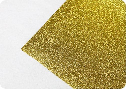 12"x19.69" width Glitter Heat Transfer Vinyl Garment Printing Industry DIY Press Business (Gold)