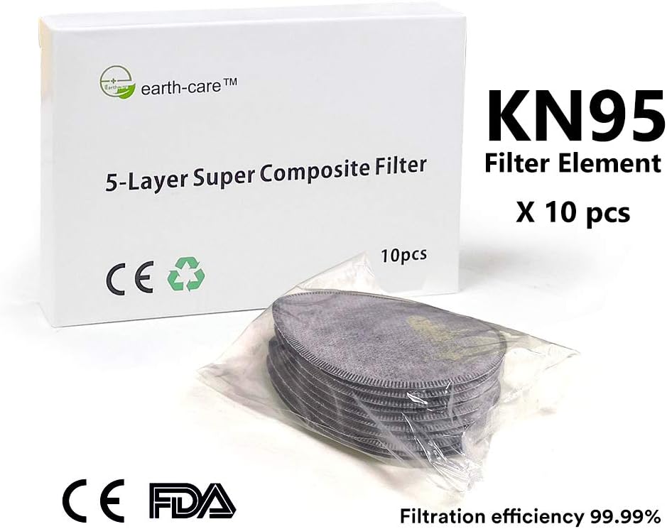 10pcs Filter Element 5 Layers Purifications Composite Pm25