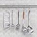 BEWISHOME S Shaped Hooks,20 PCS S Hooks for Hanging Clothes, S-Hooks Utility Hanging Hooks,S Shaped Silver Hooks Hangers for Kitchen Bathroom Bedroom Office, Chrome FYC02S