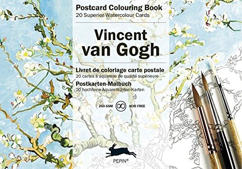 Vincent van Gogh: Postcard Colouring Book (Multilingual Edition) (English, Spanish, French, Italian and German Edition)