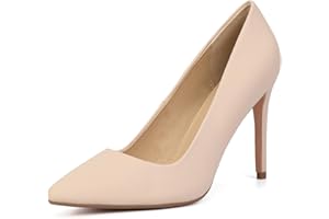 IDIFU Women's IN4 Classic Pointed Toe High Heels Pumps Wedding Dress Office Shoes