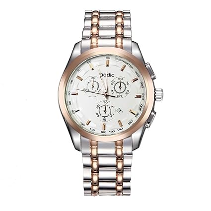 Elegenant Stylish White Dial Watch for Mens & Boys.