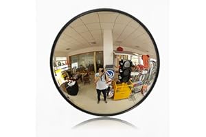 Zzmop Security Signaling Observation Mirror Panoramic Monitoring Acrylic Mirror for Ceilings or Walls - Panoramic View of The Store Anti-Theft Traffic Mirror