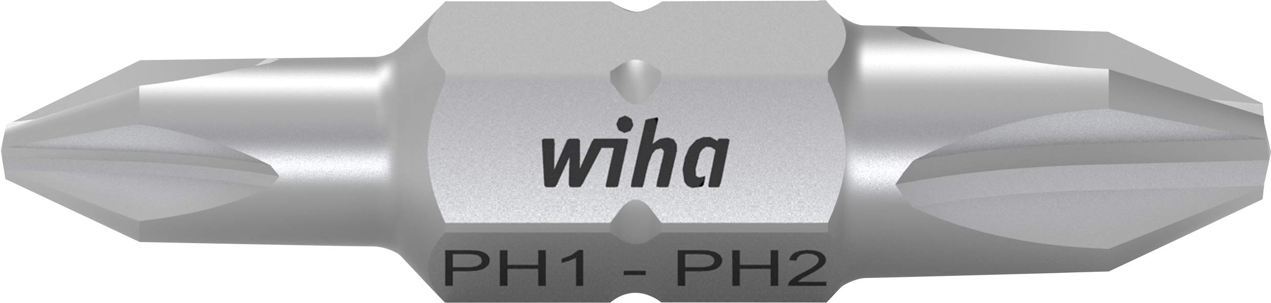Wiha Bit Set Double Bit Phillips 10-Piece in Box (43861), Gray