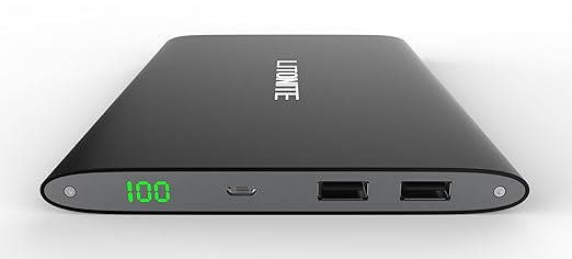 title=Litionite® Plasma 20000mah Batteria Esterna Portatile Ultra Sottile in Alluminio