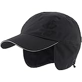 Connectyle Men's Water-Resistant Winter Hat Reflective Fleece Lined Earflap Cap Warm Baseball Sports Hat