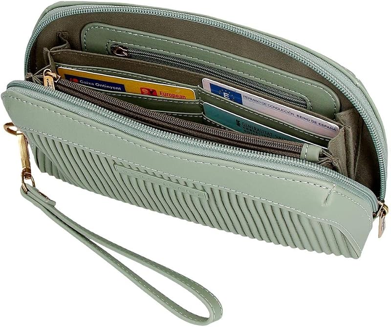 Aurora Handbag Green 20x11x4 cms Couro Sintético