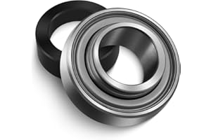 NOOTO SA205-16 Insert Bearing 1" Bore with Collar Spherical for Agricultural Machinery Replaces SA205-16 JD8665 RANPPB RA100RRB AEL205-100 NPS100RPC FH205-16 RA100RRB YET205-16 KH205-16