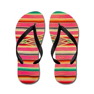 serape flip flops