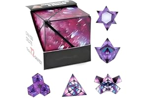 The Shape Shifting Box Puzzle Box STEM/STEAM 3D Cube Box Fidget Toy Transforms Into Over 70 Shapes Anti-Stress Puzzles,Brain-