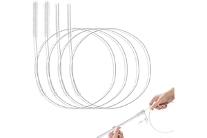 YFANITI 4 Pcs Extra Long Pipe Cleaners,Straw Cleaner Brush Extra Long,Tube Cleaning Brush Suitable for Cleaning Feeding Tubes