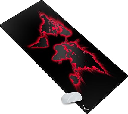 Amazon Co Jp Cacoy 100 40cm 超大型マウスパッド デスクマット ゲーミングマウスパッド ゲーム ビッグサイズキーボードパッドmousepad 世界地図 パソコン 周辺機器