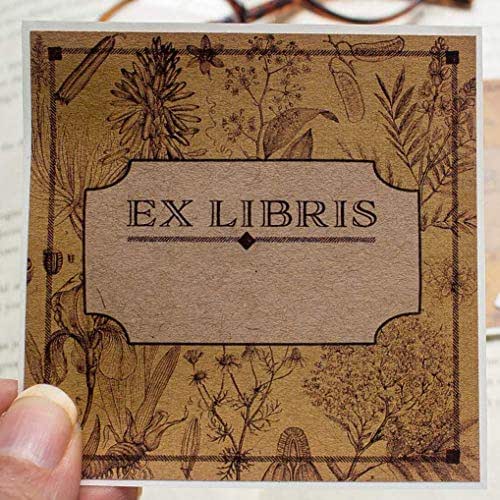 Botanical Bookplates Self Adhesive Ex Libris Stickers