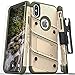 Zizo iPhone X Case [Bolt Series] with Free [iPhone X Screen Protector] Kickstand [12 ft. Military Grade Drop Tested] Holster Belt Clip