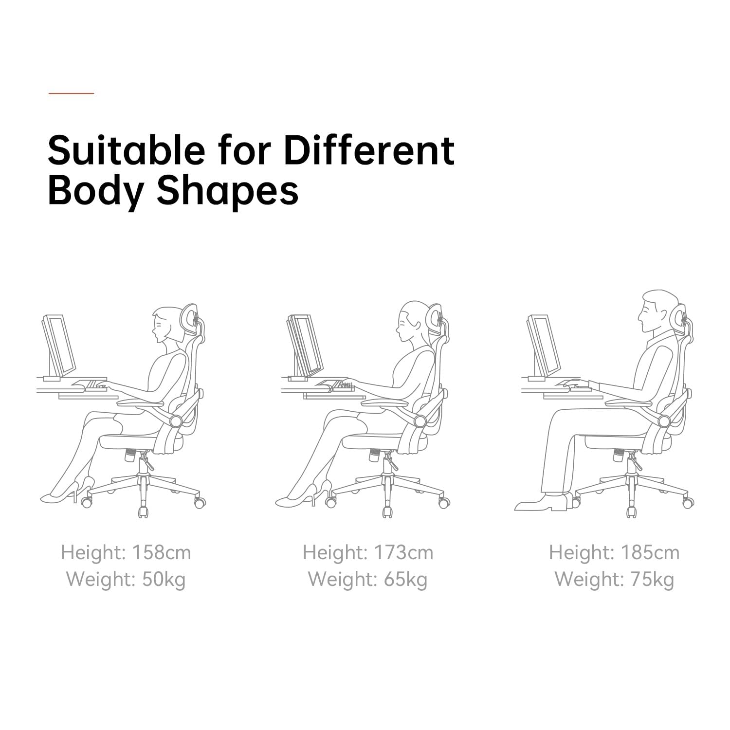 SIHOO M102C Ergonomic Mesh Office Chair, High Back desk chair with 3D Armrests, Up&Down Lumbar Support, Swivel Computer Task Chair, Black