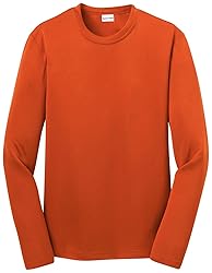 Long Sleeve Tee (YST350LS) Deep Orange, XS