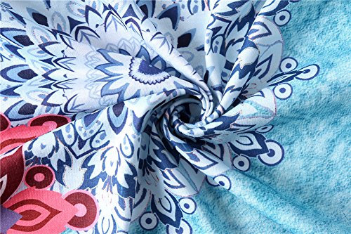 Luranee Flowy Tank Tops for Women, Feminine Knit Tunics Nice Shirts Handkerchief Hem Clothing Vivid Strong Durable Decent Simple Unique Soft Office Blouses Green Flowers L