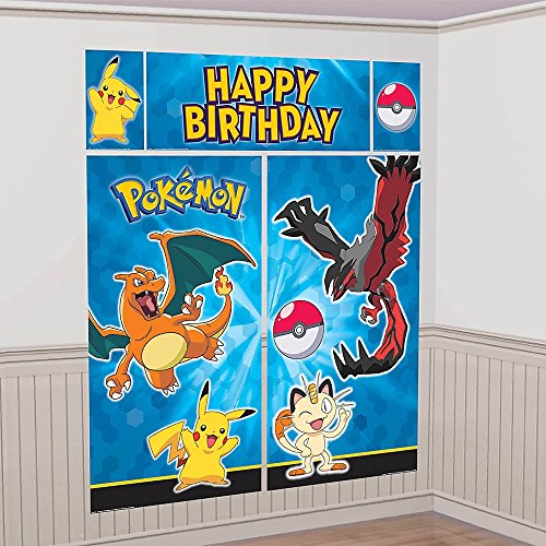 Pokemon Pikachu Scene Setters Wall Decorating Kit