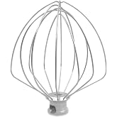 KN256WW Stainless Steel 6-Wire Whisk Attachment For KitchenAid 6 Quart Bowl Lift Stand Mixers | Replacement Whip Accessory - View #4