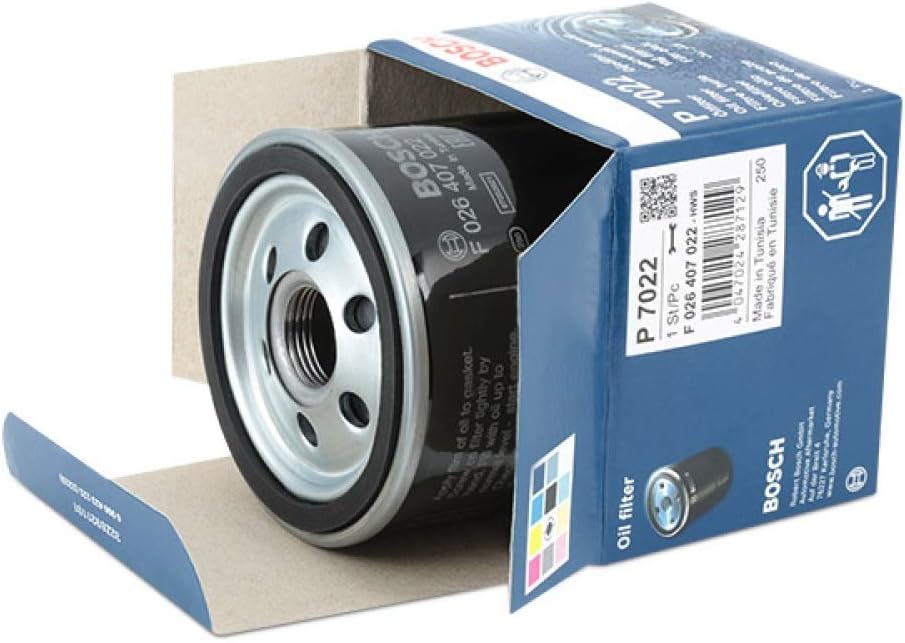 Bosch P7022 Car Oil Filter - Separates Soot and Metal Particles from Engine Oil - Provides Reliable Engine Lubrication - Image 4