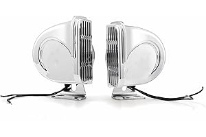 BAIEASY Horn for Boats Horn with Base Bracket Double Stainless Steel Waterproof Boat Horn - Super Loud 12V Horn for Ships,Sailboats, Yachts,Cars,Motorcycles,Trucks,and More