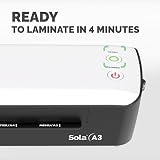 Fellowes Sola A3 Laminator Machine for Home Use 4 Min Warm Up 80-125 Micron view 3