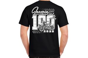 BIKER LIFE CLOTHING 2023 Laconia Motorcycle Week 100 Years Finish Line T-Shirt