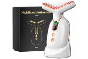YUNRUO Microcurrent-Facial-Device, Multifunctional Facial Massager, Neck Face Massager, Face Sculpting Tool for Skin Care and Double Chin (White Gold)