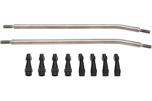 MEUS RACING 1/10 Links Titanium Chassis Links Kit for Traxxas TRX4 Axial SCX10 Tamiya CCO1 Redcat Gen8 1/10 RC Crawler (140mm)