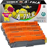 Yellow Yeti TN241 TN242 TN245 TN246 Toner 4 Pack for Brother DCP HL MFC view 1