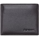 RFID Blocking Genuine Leather Handmade Fold Wallets for Men Money Clip Credit Card Wallet