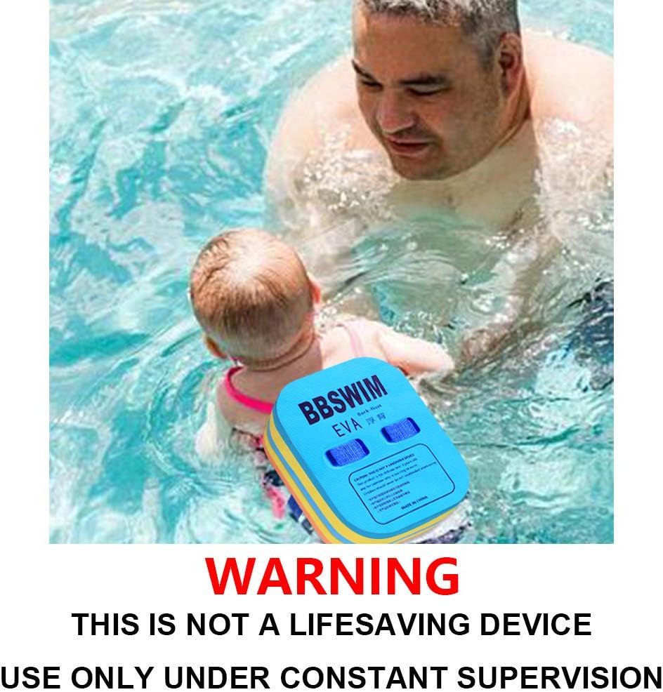 Back Float Safety Swimming Bubble with Adjustable 3 Layers Swim Belts Waterproof Floaties Device for Kids Swimming Floats Secure Clip Buckle Swim Floaties for Swimming Beginners Sport Pool Lesson : Sports & Outdoors