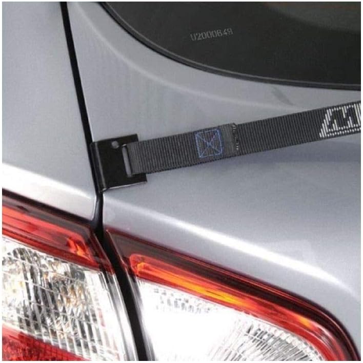 Mottez A025PCR 3-Bike Bicycle Carrier Rear-Mounted, Red,Grey - Image 4