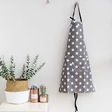 kuou Fashion Star Apron Women Adjustable 2 Front Pockets Canvas Kitchen view 2