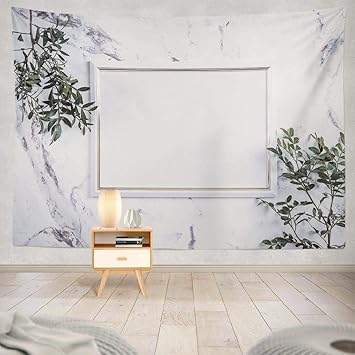 Amazon Com Tyfuty Marbles Wall Tapestry 80 X 60 Inch Frame