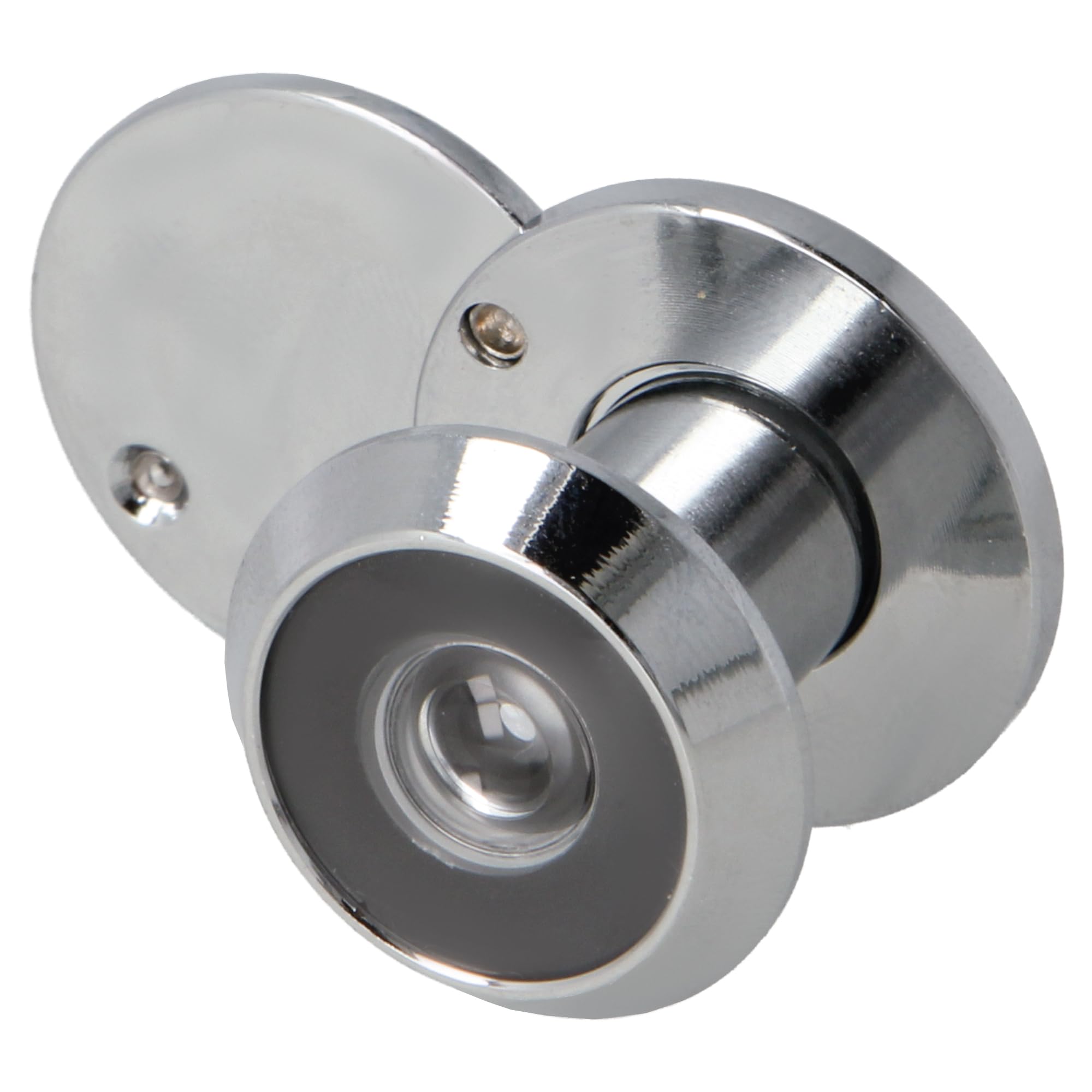 Amig - Door Viewer | Super Angle Lens | for Entrance Doors Inside and Outside | Polished Chrome | Brass | Dimensions: Diameter 14 mm | Door Thickness 15-25 mm