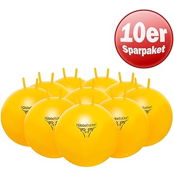PEZZI Original Globetrotter - Pelotas saltarinas (10 Unidades), 65 ...