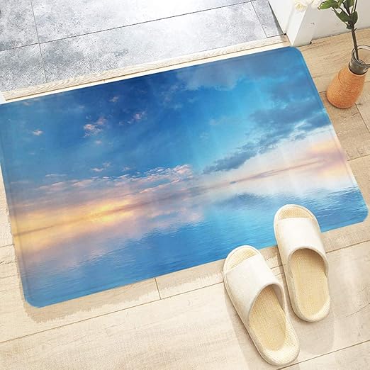 Badematte, rutschfest Waschbar Badezimmerteppich 60X100 cm, Apartment