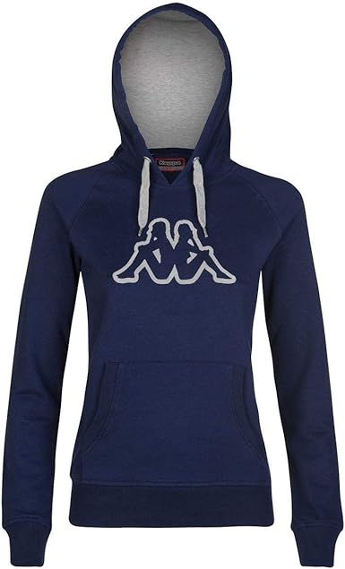 felpa kappa grigia e blu