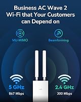 Cudy AC1200 Outdoor Wireless Access Point Extender Gigabit MU-MIMO PoE IP65 view 2