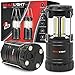 GearLight LED Lantern with Magnetic Base [2 Pack] Updated - Battery Powered and Operated Camping Lanterns with Hanging Hook - Best Outdoor, Indoor, Hurricane, Emergency Light, Tent Lamp