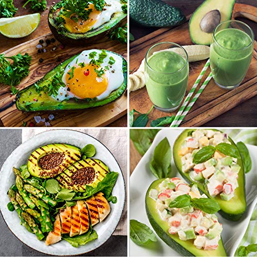 Avocado Slicer - LUXEAR 3-in-1 Avocado Cutter Tool with Comfort-Grip Handle BPA Free Multifunctional Avocado Knife Works as Splitter Pitter Slicer Suitable for kiwi dragon fruit, Green